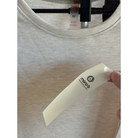 (NWT) Women's Size Medium Mono B Long Sleeve Pullover - Picture 3 of 4